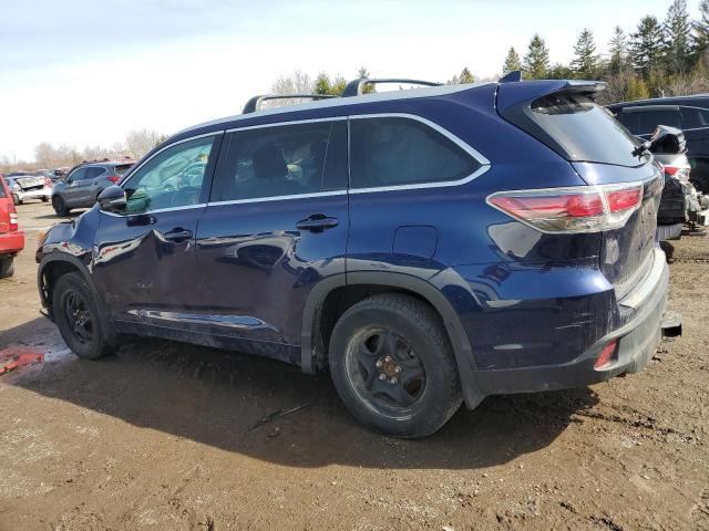 5TDJKRFH0GS302962 - 2016 TOYOTA HIGHLANDER XLE 蓝色 照片 2