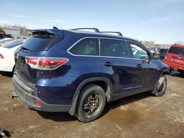 5TDJKRFH0GS302962 - 2016 TOYOTA HIGHLANDER XLE 蓝色 照片 3
