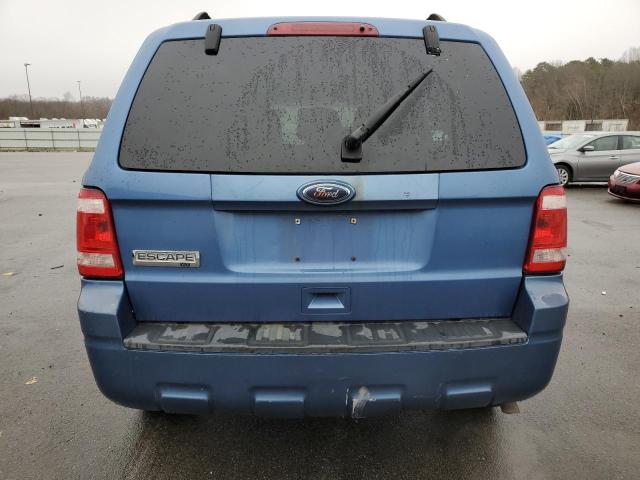 1FMCU0D77AKA93321 - 2010 FORD ESCAPE XLT BLUE photo 6