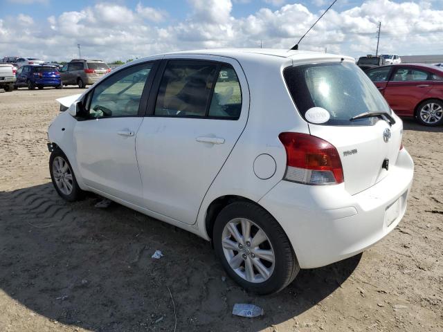 JTDKT4K37A5295407 - 2010 TOYOTA YARIS WHITE photo 2