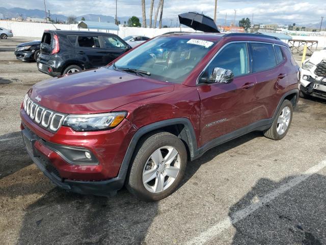 3C4NJDBB8NT146486 - 2022 JEEP COMPASS LATITUDE BURGUNDY photo 1