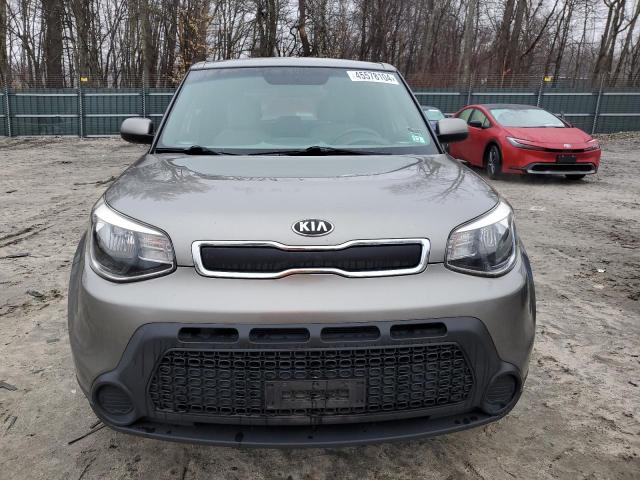 KNDJN2A27F7213786 - 2015 KIA SOUL GRAY photo 5