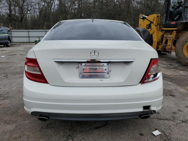 WDDGF5EB8BA521393 - 2011 MERCEDES-BENZ C 300 WHITE photo 6