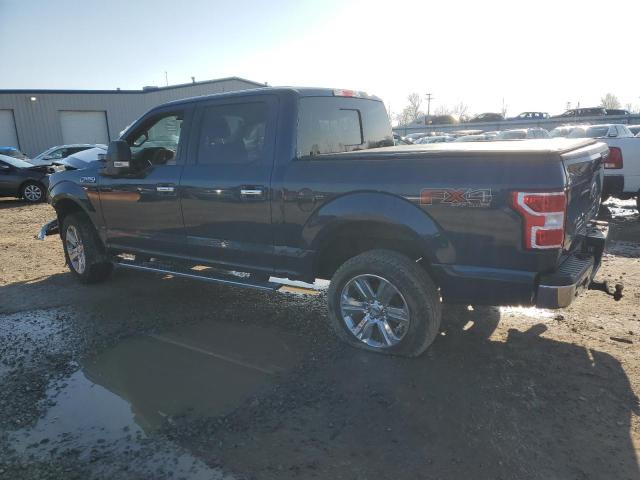 1FTEW1EG8JKF97338 - 2018 FORD F150 SUPERCREW BLUE photo 2