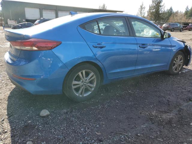 5NPD84LF2HH059597 - 2017 HYUNDAI ELANTRA SE BLUE photo 3