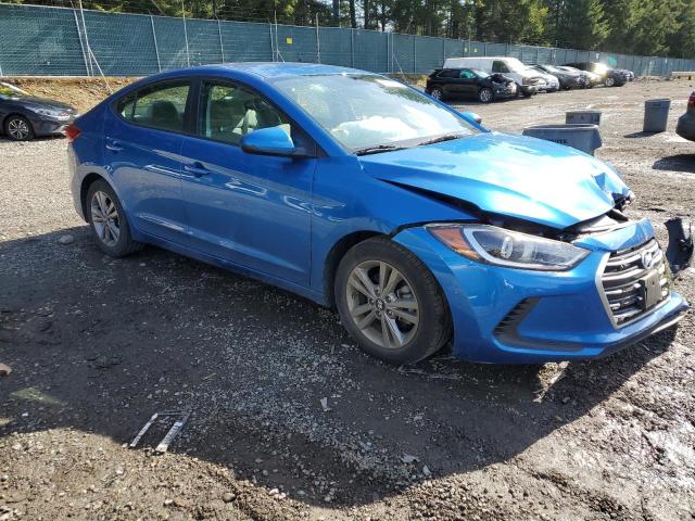 5NPD84LF2HH059597 - 2017 HYUNDAI ELANTRA SE BLUE photo 4