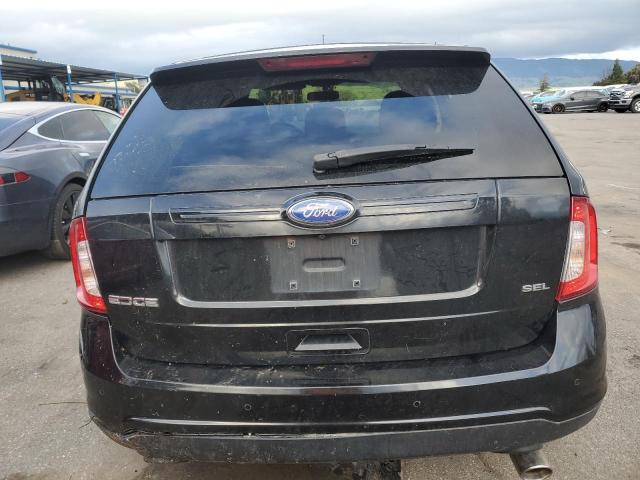 2FMDK3JC5BBB15101 - 2011 FORD EDGE SEL BLACK photo 6