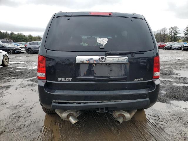 5FNYF4H51BB053612 - 2011 HONDA PILOT EXL BLACK photo 6