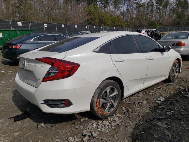 19XFC2F63KE037000 - 2019 HONDA CIVIC LX WHITE photo 3