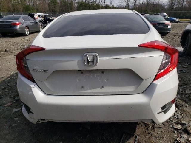 19XFC2F63KE037000 - 2019 HONDA CIVIC LX WHITE photo 6