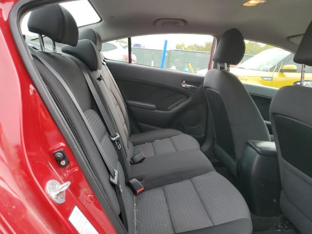 KNAFX4A66F5365209 - 2015 KIA FORTE LX RED photo 10