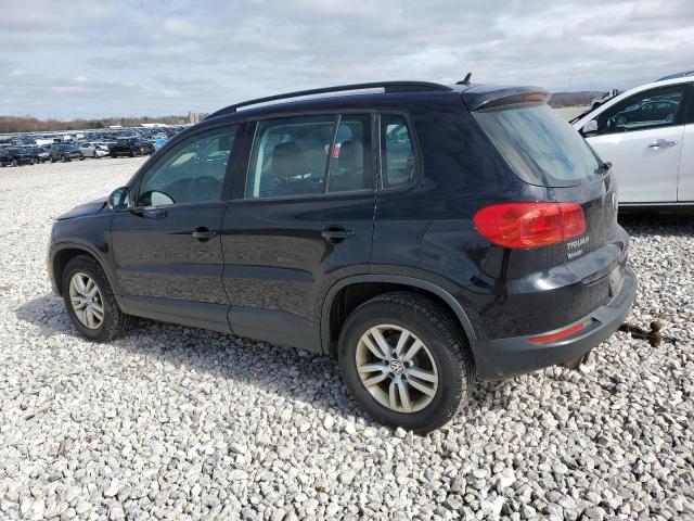 WVGBV7AXXGW013842 - 2016 VOLKSWAGEN TIGUAN S BLACK photo 2