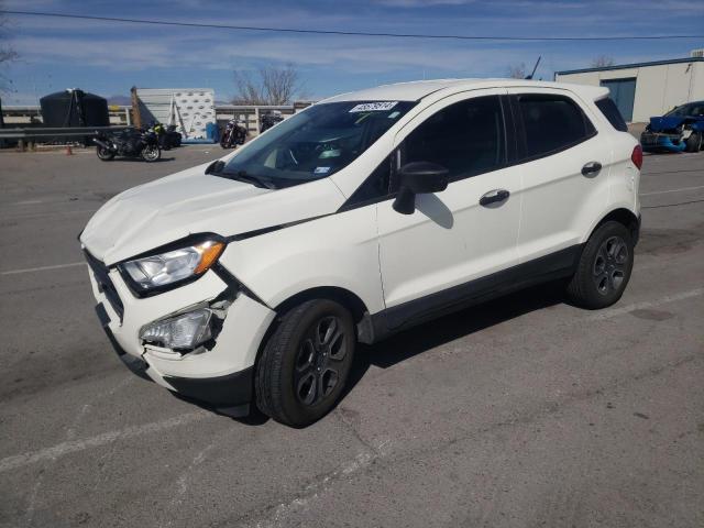 MAJ3S2FE4MC455806 - 2021 FORD ECOSPORT S WHITE photo 1