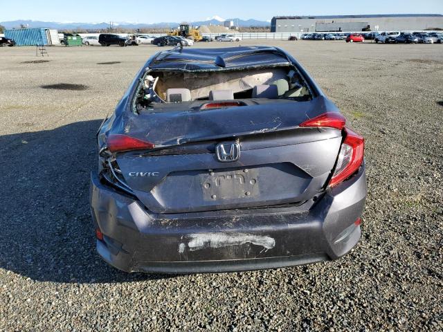 2HGFC2F78HH545664 - 2017 HONDA CIVIC EX GRAY photo 6