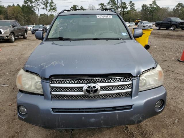 JTEDW21A570021029 - 2007 TOYOTA HIGHLANDER HYBRID TEAL photo 5