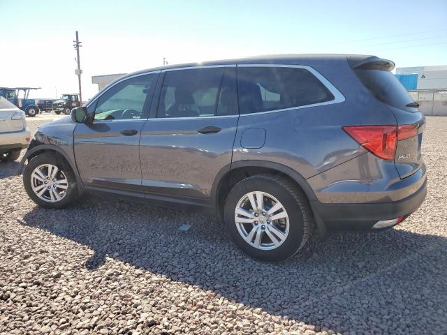 5FNYF5H15HB040910 - 2017 HONDA PILOT LX GRAY photo 2