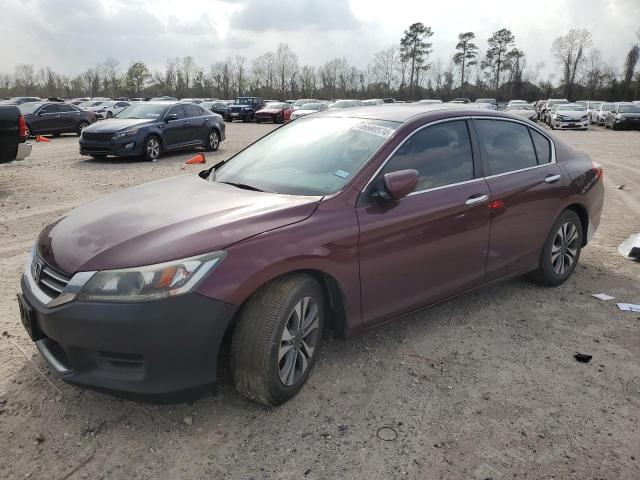 1HGCR2F36DA120970 - 2013 HONDA ACCORD LX BURGUNDY photo 1