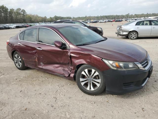 1HGCR2F36DA120970 - 2013 HONDA ACCORD LX BURGUNDY photo 4