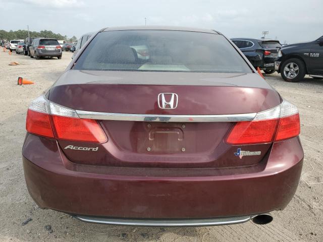 1HGCR2F36DA120970 - 2013 HONDA ACCORD LX BURGUNDY photo 6