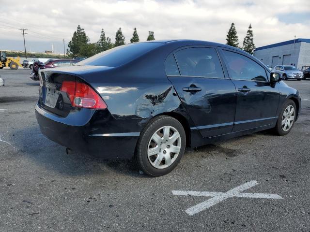 1HGFA16526L099185 - 2006 HONDA CIVIC LX BLACK photo 3