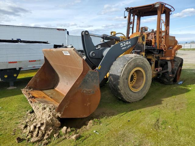 1DW524KHCFF672563 - 2015 JOHN DEERE LOADER YELLOW photo 2