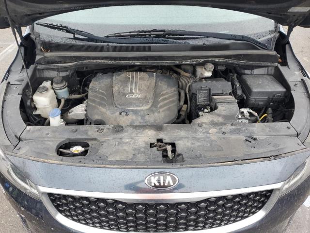 KNDMC5C10G6180288 - 2016 KIA SEDONA EX CHARCOAL photo 11