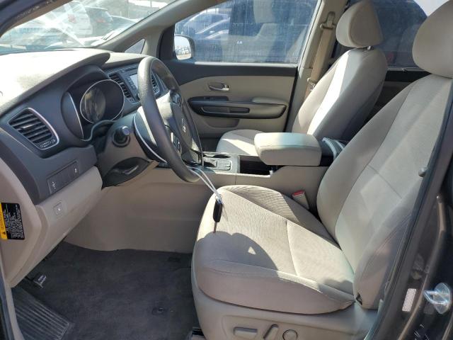 KNDMB5C17F6071926 - 2015 KIA SEDONA LX GRAY photo 7