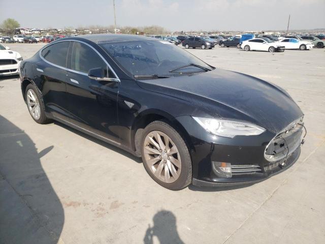 5YJSA1H19EFP53107 - 2014 TESLA MODEL S BLACK photo 4