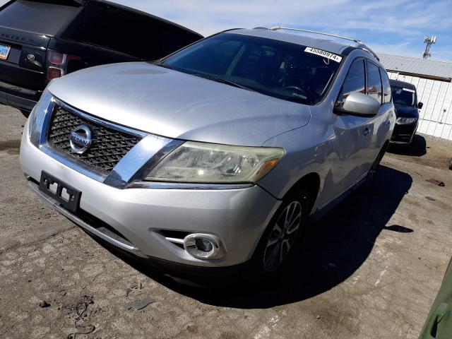 5N1AR2MN9DC669850 - 2013 NISSAN PATHFINDER S SILVER photo 1