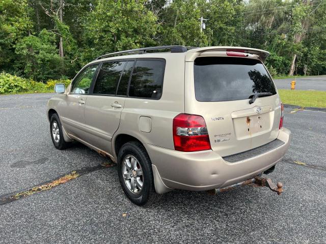 JTEEP21A550091421 - 2005 TOYOTA HIGHLANDER LIMITED GOLD photo 3