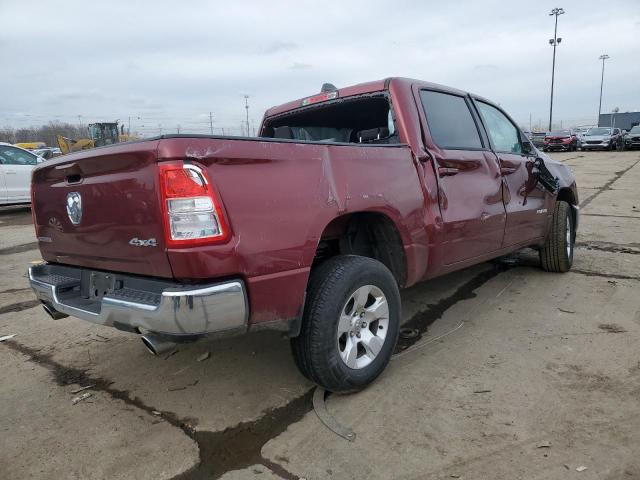 1C6SRFFT5MN733308 - 2021 RAM 1500 BIG HORN/LONE STAR MAROON photo 3