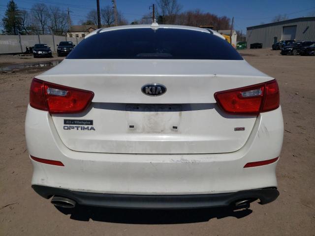 KNAGM4A70E5474107 - 2014 KIA OPTIMA LX WHITE photo 6