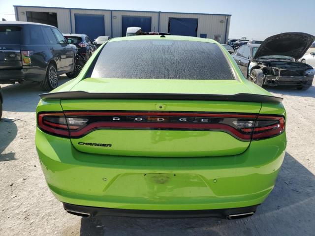 2C3CDXBG0KH635615 - 2019 DODGE CHARGER SXT GREEN photo 6