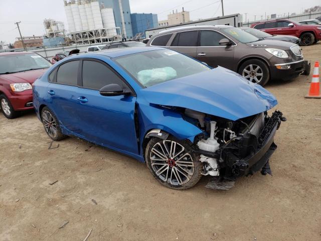 3KPF44AC7PE505937 - 2023 KIA FORTE GT BLUE photo 4