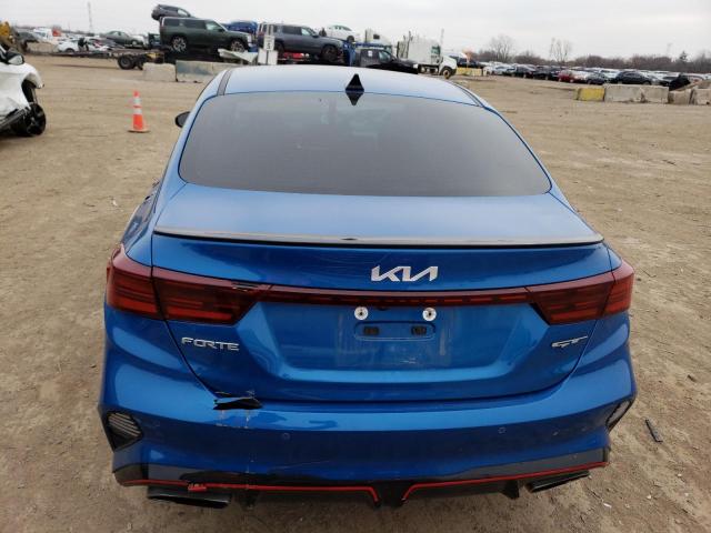 3KPF44AC7PE505937 - 2023 KIA FORTE GT BLUE photo 6