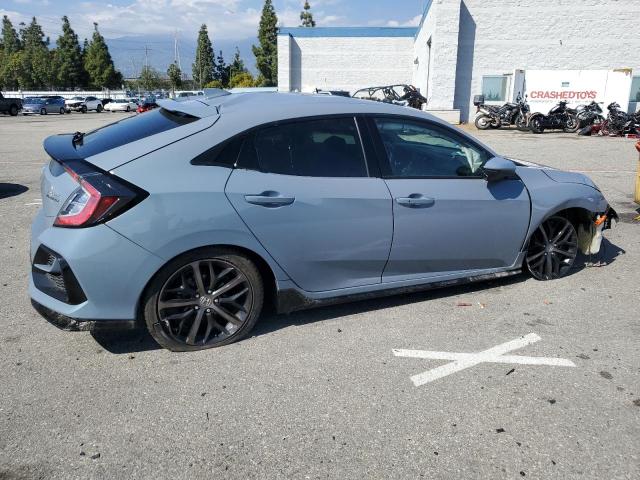 SHHFK7H96LU418714 - 2020 HONDA CIVIC SPORT TOURING GRAY photo 3