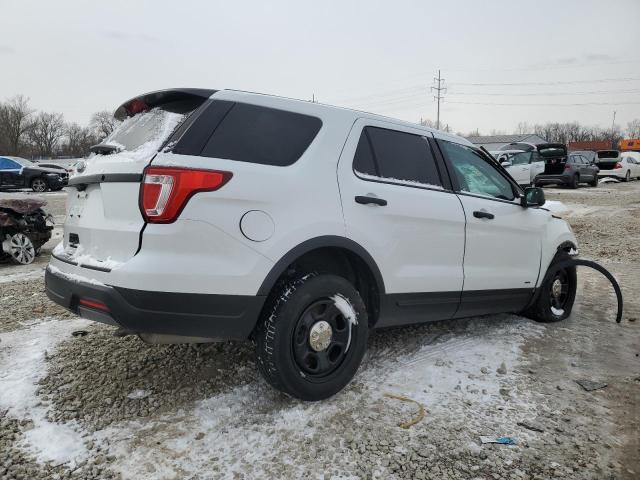 1FM5K8AR0JGB91872 - 2018 FORD EXPLORER POLICE INTERCEPTOR 白色 照片 3