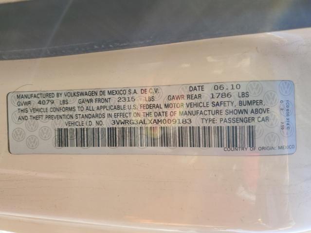 3VWRG3ALXAM009183 - 2010 VOLKSWAGEN NEW BEETLE BEIGE photo 13