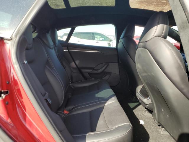 5YJSA1E66MF435931 - 2021 TESLA MODEL S RED photo 10