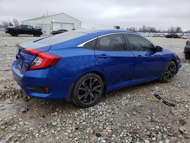 2HGFC2F86MH535301 - 2021 HONDA CIVIC SPORT 蓝色 照片 3