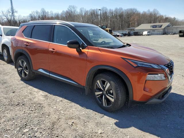 JN8AT3CB8MW208418 - 2021 NISSAN ROGUE SL ORANGE photo 4