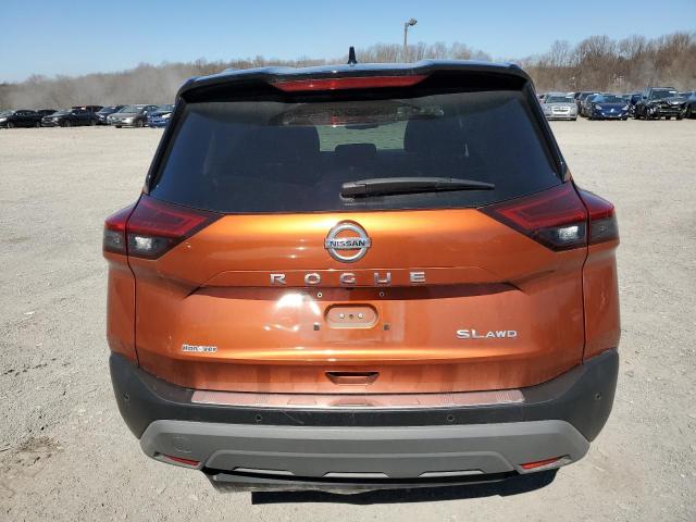 JN8AT3CB8MW208418 - 2021 NISSAN ROGUE SL ORANGE photo 6