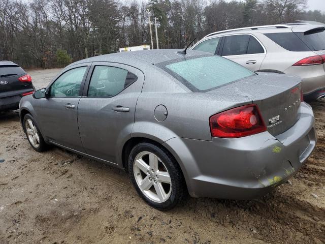 1C3CDZAB0DN536126 - 2013 DODGE AVENGER SE GRAY photo 2