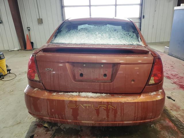 1G8AV12F43Z175844 - 2003 SATURN ION LEVEL 3 ORANGE photo 6