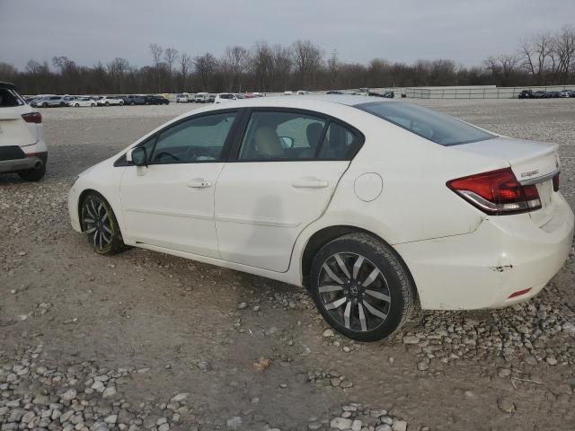 19XFB2F94FE063463 - 2015 HONDA CIVIC EXL თეთრი ფოტო 2