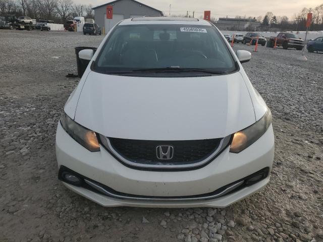 19XFB2F94FE063463 - 2015 HONDA CIVIC EXL თეთრი ფოტო 5