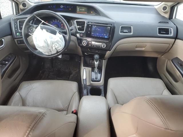 19XFB2F94FE063463 - 2015 HONDA CIVIC EXL თეთრი ფოტო 8
