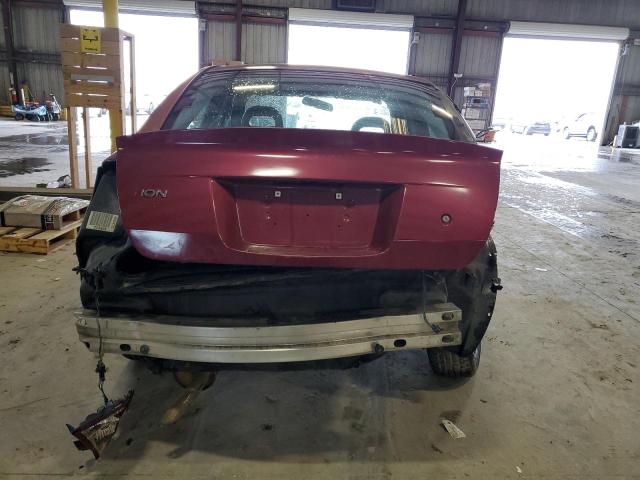 1G8AJ55F96Z123970 - 2006 SATURN ION LEVEL 2 MAROON photo 6