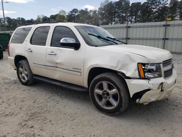 1GNSCCE06DR203039 - 2013 CHEVROLET TAHOE C1500 LTZ WHITE photo 4