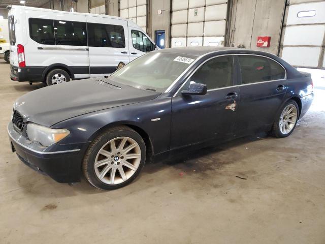 WBAGN63493DR19409 - 2003 BMW 745 LI BLUE photo 1